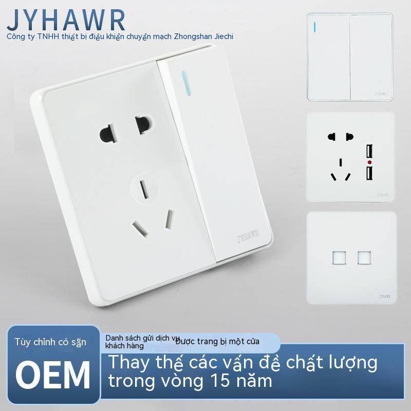 Bảng Công Tắc Ổ Cắm Điện 3 Cổng USB 86 Loại One