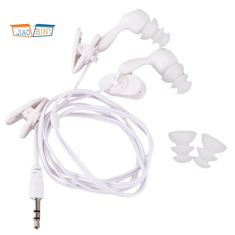 Tai nghe nhét trong tai chống nước cho MP3 MP4 Trắng dưới nước