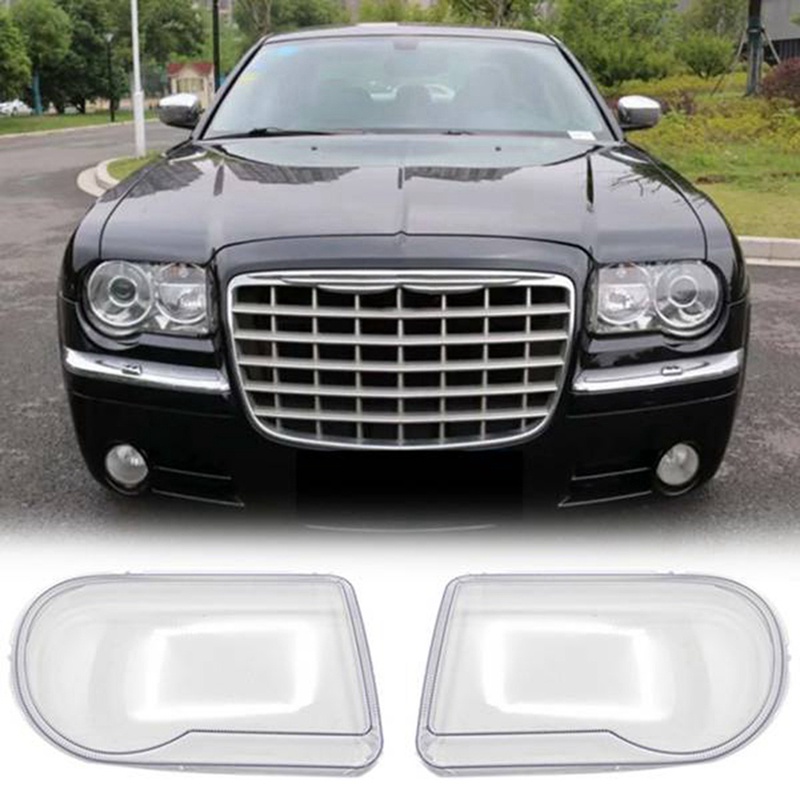 Đèn pha ô tô Thay thế nắp đậy ống kính trong suốt cho Chrysler 300C 2007-2010