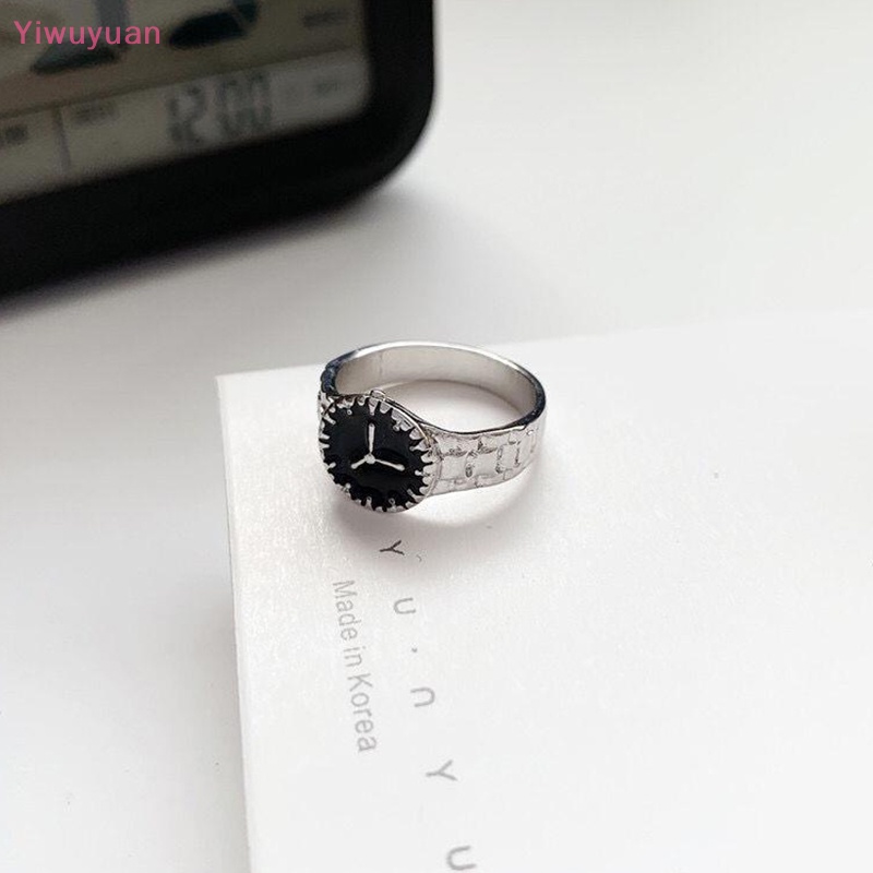 < Yiwuyuan > Nhẫn Thời Trang Punk Hàn Quốc Đơn Giản Sáng Tạo Quyến Rũ Dành Cho Nữ