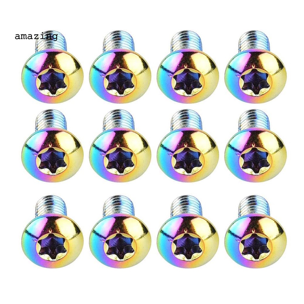 Bộ 12 Ốc Vít M5x11.5 Cho Đĩa Phanh Xe Đạp Địa Hình MTB T25 Torx