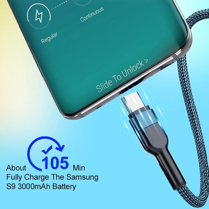 Dây Cáp Sạc Nhanh usb Loại c Dành Cho Samsung s21 s20 A51 Xiaomi mi 10 Redmi note 9s 8t