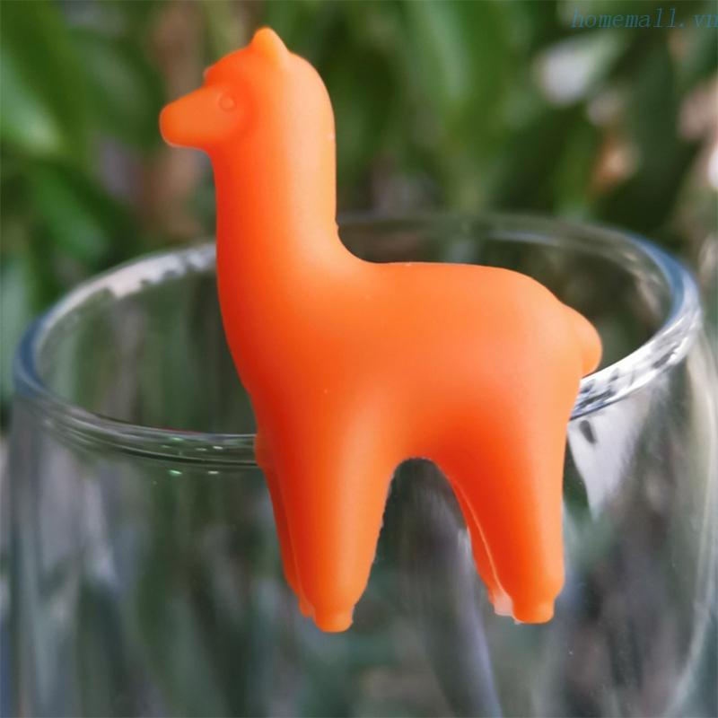 Bộ 6 Thẻ Silicone Đánh Dấu Ly Rượu Vang Tiện Dụng