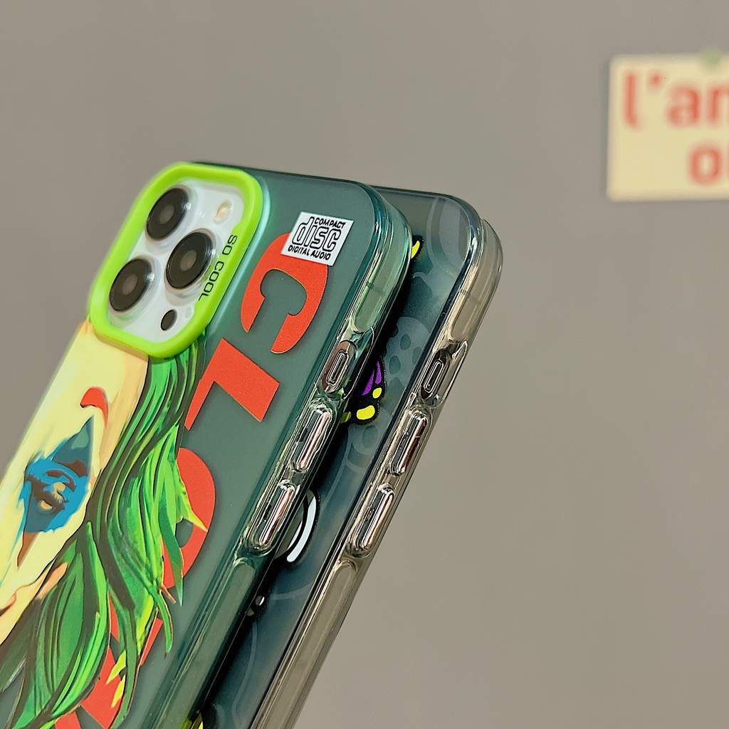 Ốp Điện Thoại tpu Mềm Trong Suốt Chống Sốc Họa Tiết Chú Hề Cho iPhone 11 13 12 14 PRO MAX