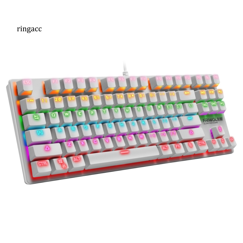 Bàn PhíM Cơ Gaming RGA G50, Trục Xanh RGB NhiềU MàU Cho MáY TíNh