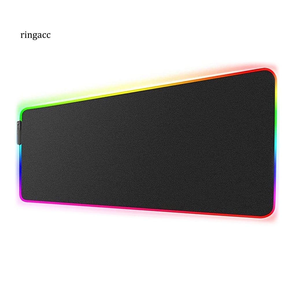 Tấm Lót Chuột Bàn Phím RGA RGB Dạ Quang Chống Trượt Chống Mài Mòn Không Thấm Nước Nhiều Màu Sắc