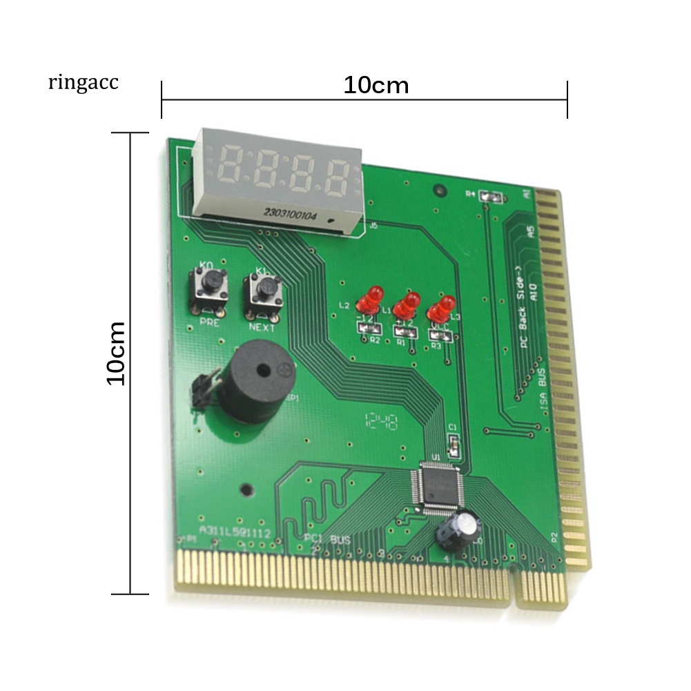 Thẻ Kiểm Tra Chẩn Đoán Bo Mạch Chủ PCI ISA 4 Chữ Số