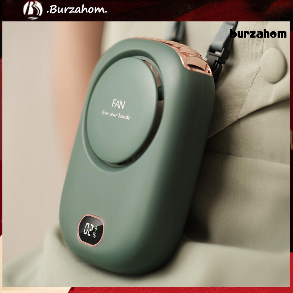 Quạt Đeo Cổ Bằng ABS Có Thể Sạc Lại Bằng Cổng USB