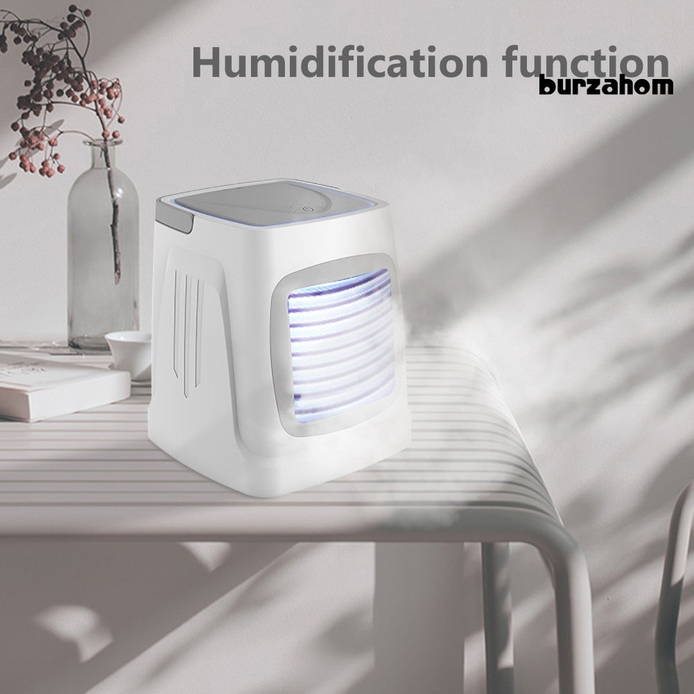 Quạt Làm Mát Tạo Độ Ẩm Không Khí Có Đèn LED Mini C201 Cho Nhà Ở / Văn Phòng