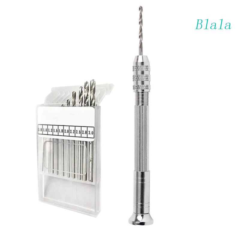 Bộ Mũi Khoan Xoắn Mini 0.8-3.0mm 11 Chuyên Dụng Cho Làm Kim Loại Thủ Công