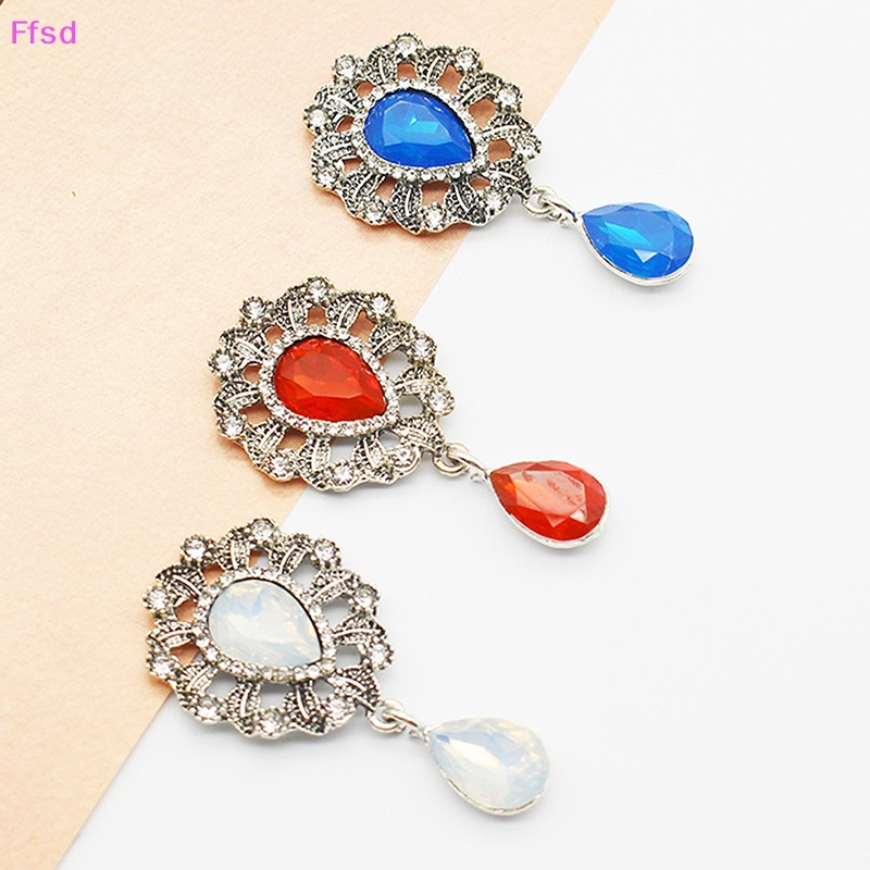 Trâm Cài Áo Hình Giọt Nước Đính Đá Sáng Tạo DIY