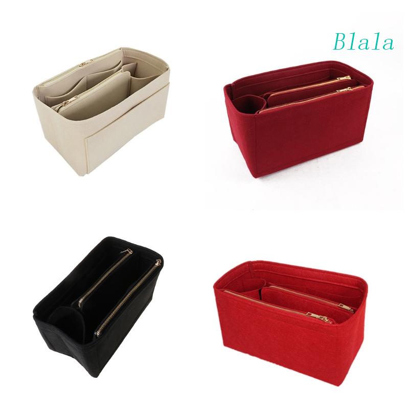 Túi Xách Tay Bằng Vải Nỉ Có Khóa Kéo Nhiều Ngăn Tiện Dụng