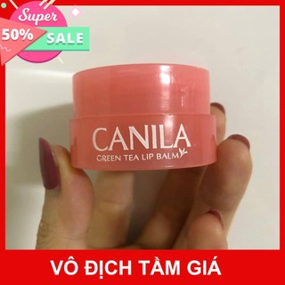 Dưỡng hồng môi matcha dạng hũ son dưỡng lip balm