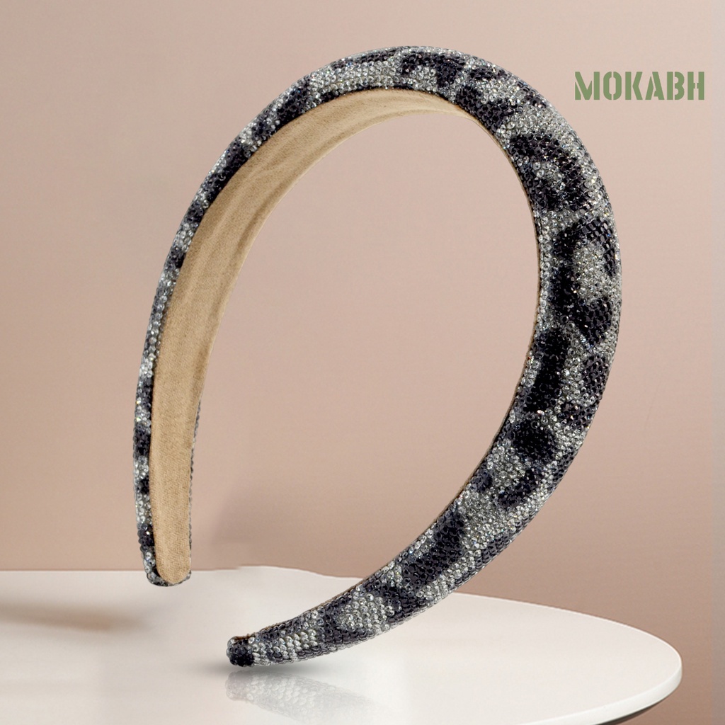 Kẹp Tóc Họa Tiết Hình Con Báo Đính Đá Theo Phong Cách Baroque