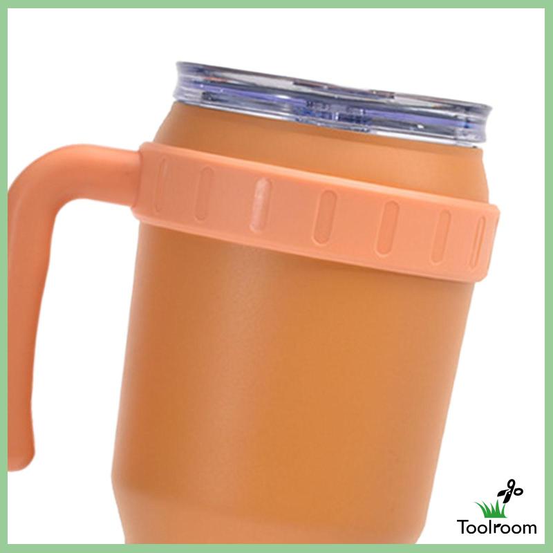 Cốc Uống Nước 40oz Có Tay Cầm Chống Rò Rỉ Phù Hợp Cho Xe Hơi