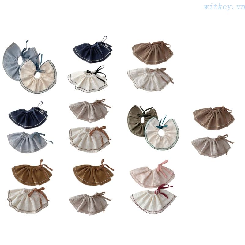 Yếm Vải Ren Hoa Thoáng Khí Dành Cho Em Bé 0-12 Tháng Tuổi