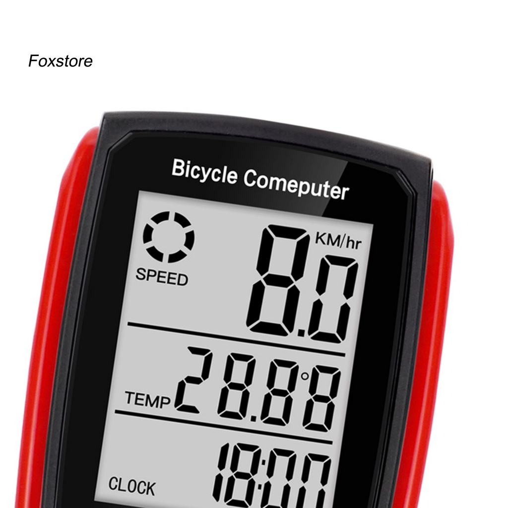 1 Bộ Đồng Hồ Điện Tử Không Dây Chống Rỉ Sét Thay Đổi Pin Nhanh Cho Xe Đạp