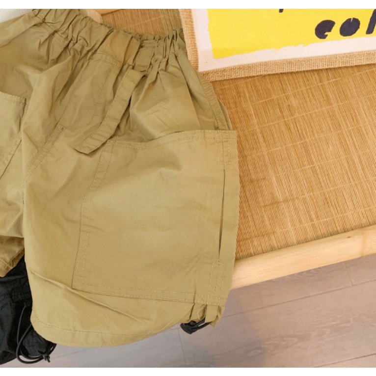 Quần short dù rút dây cá tính cho bé