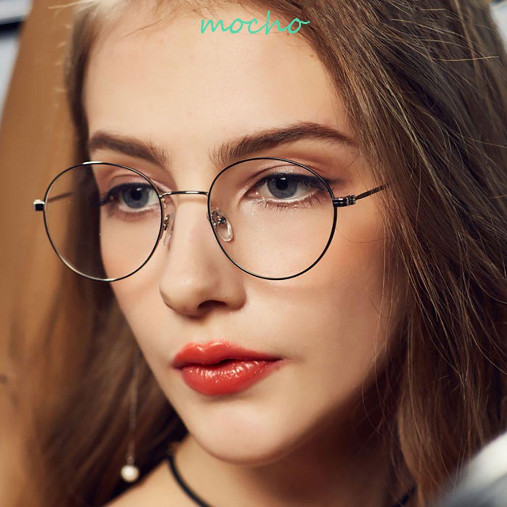 Mắt Kính Gọng Tròn Trong Suốt Chống Bức Xạ Chống Bức Xạ Thời Trang Cho Nam Và Nữ