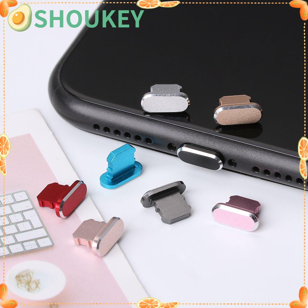 Nút Chặn Phích Cắm Bằng Hợp Kim Nhôm Chống Bụi Cho iP 13 12 11 Pro Max X XR Max 8 7 6S Plus