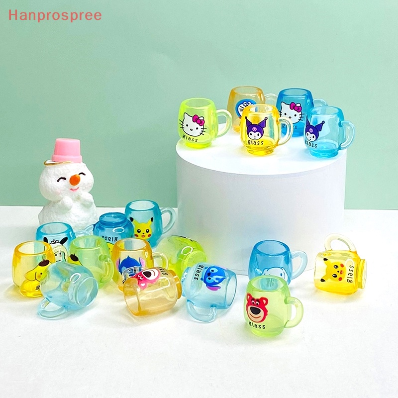 SANRIO Set 5 Cốc Nước Mini 1: 12 Dùng Trang Trí Nhà Búp Bê