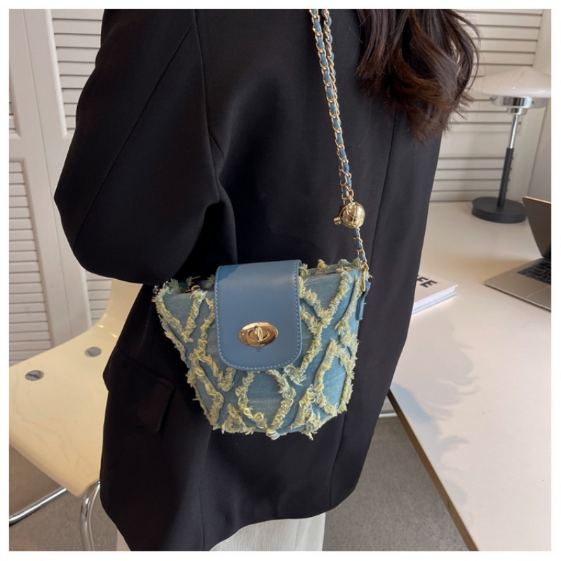 Túi Đeo Vai Vải Denim Phiên Bản Hàn Quốc | mùa hè mới