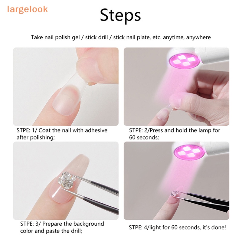 Đèn LED UV Sấy Khô Sơn Móng Tay 12W Thiết Kế Nhỏ Gọn Tiện Dụng