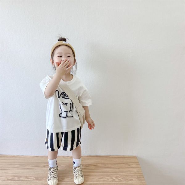 Khuyến Mãi Cửa Hàng Mới Của Cửa Hàng Khuyến Mãi! Áo Thun cotton Tay Ngắn In Họa Tiết graffiti Dễ Thương Phong Cách Hàn Quốc Thời Trang Mùa Hè Cho Bé Trai Và Gái