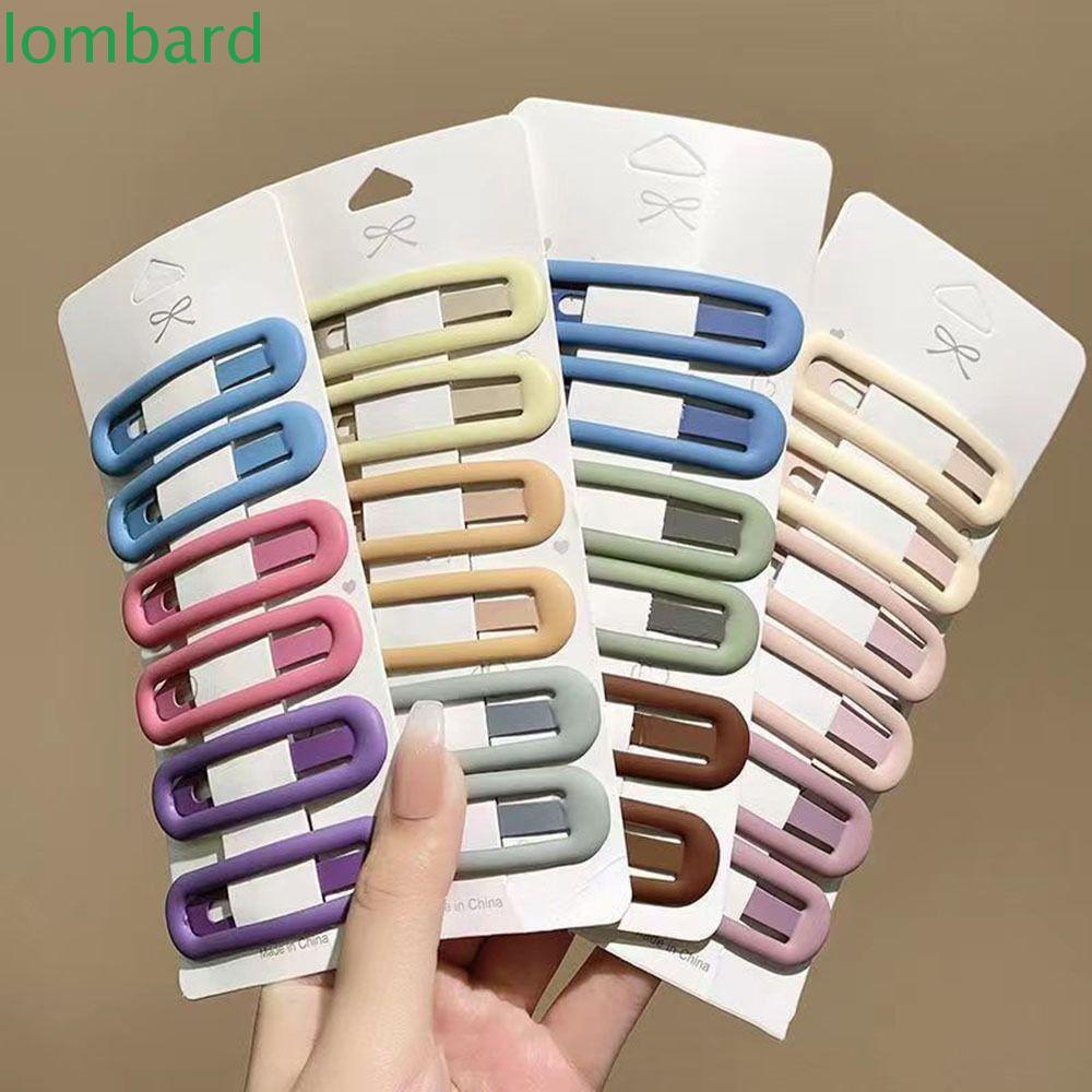 Set 6 Kẹp Tóc Hình Vuông Đáng Yêu Dành Cho Nữ