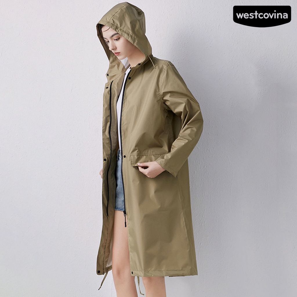 [COD]☁Áo Mưa Màu Sắc Trơn Chất Liệu Polyester 210D Chống Thấm Nước Tiện Dụng Cho Nam Và Nữ