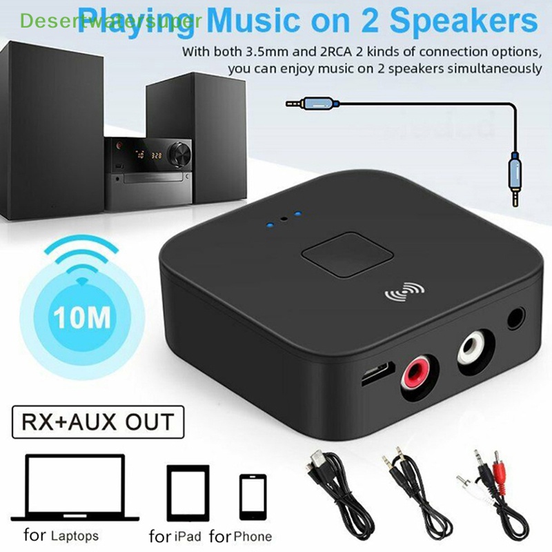 Thiết Bị Nhận Tín Hiệu Âm Thanh Bluetooth 5.0 RCA Jack 3.5mm AUX Không Dây