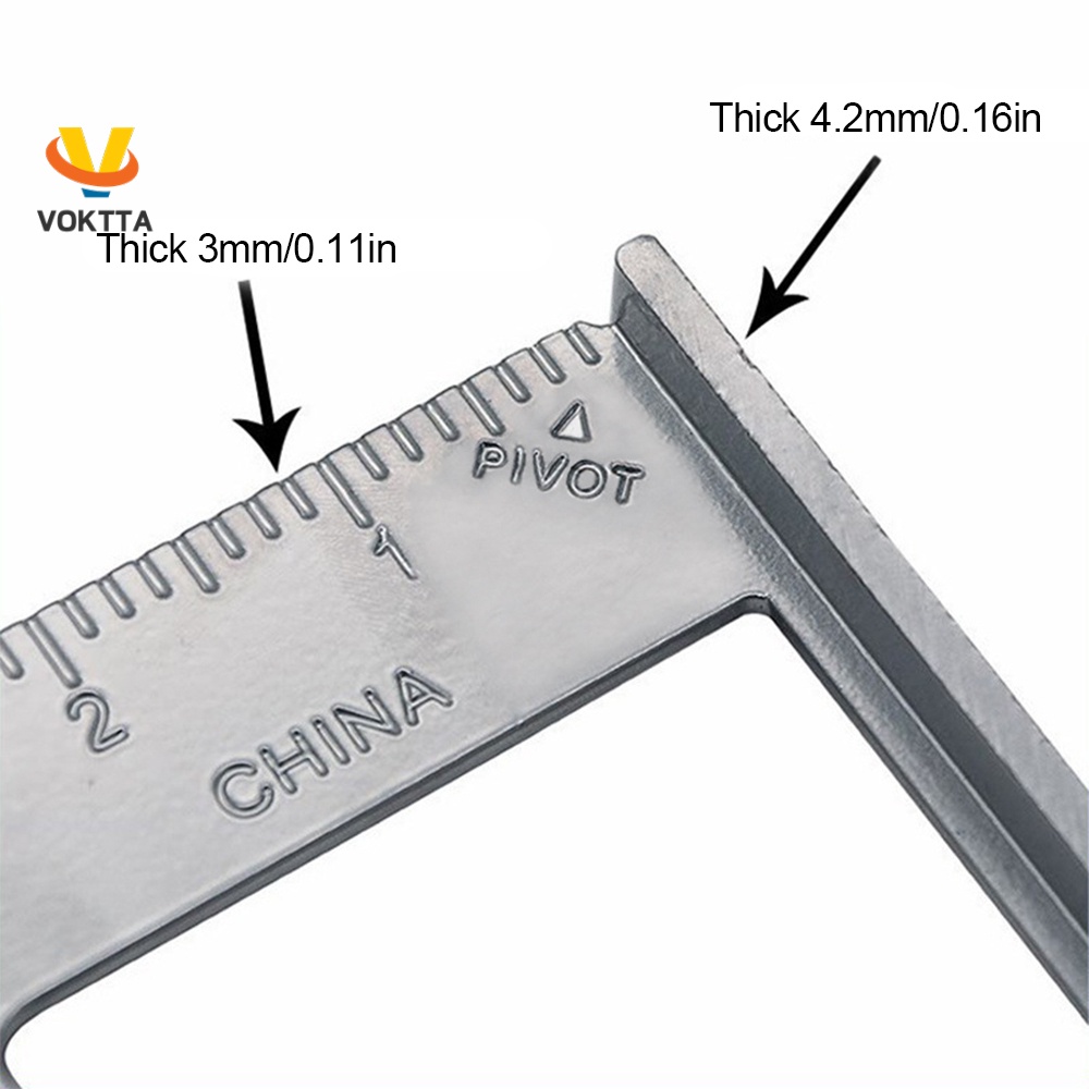 Thước Đo Góc 3 Phải Bằng Hợp Kim Nhôm Chuyên Dụng Cho Thợ Mộc