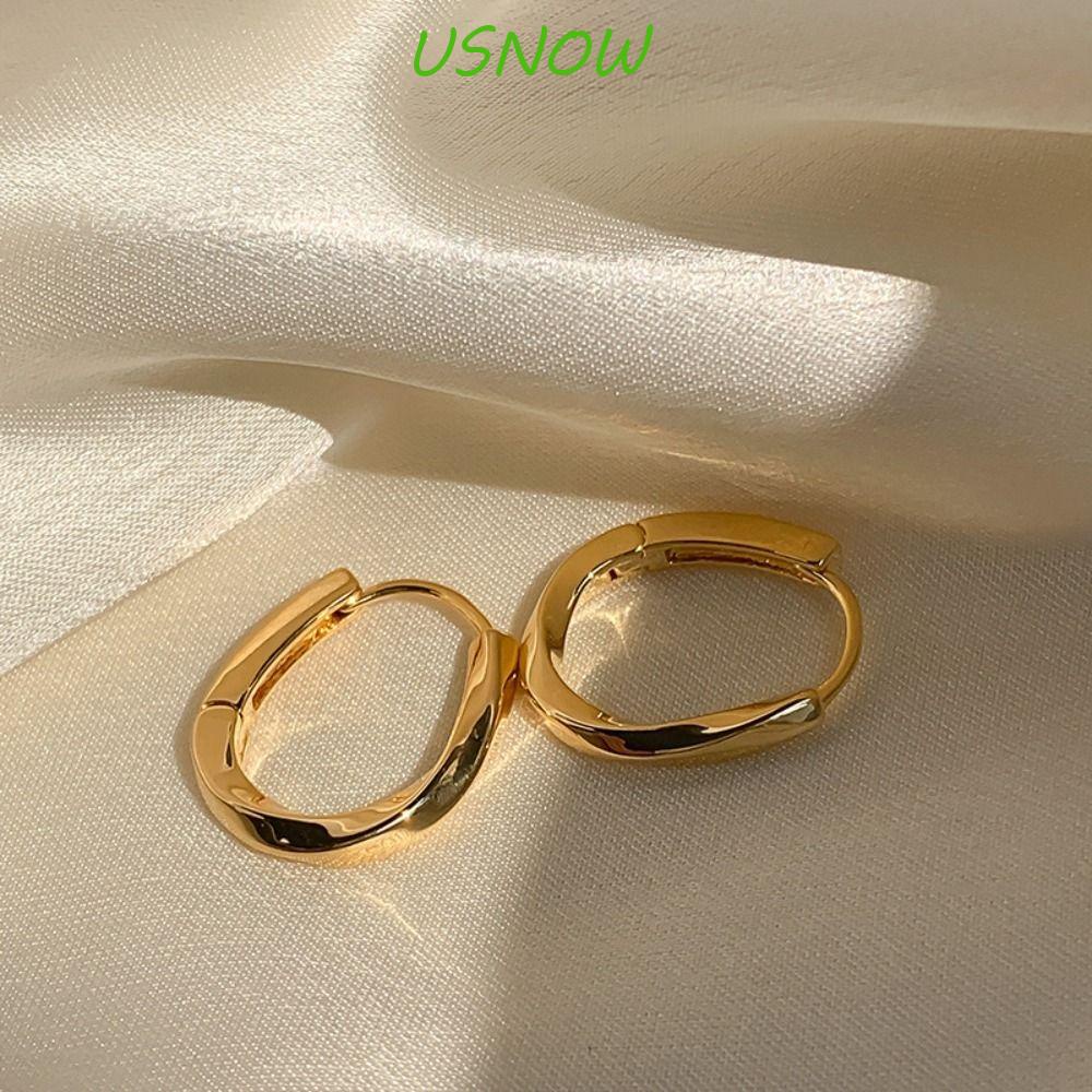 Khuyên Tai Dạng Xoắn Đơn Giản Tinh Tế Cho Nữ