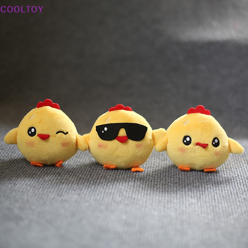 Móc Khóa Gà Nhồi Bông 11CM Dễ Thương