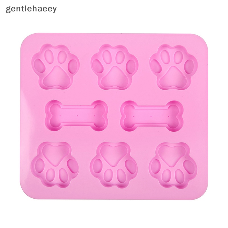 1 Khuôn Silicone Làm Bánh Hình Xương Chó 3D DIY