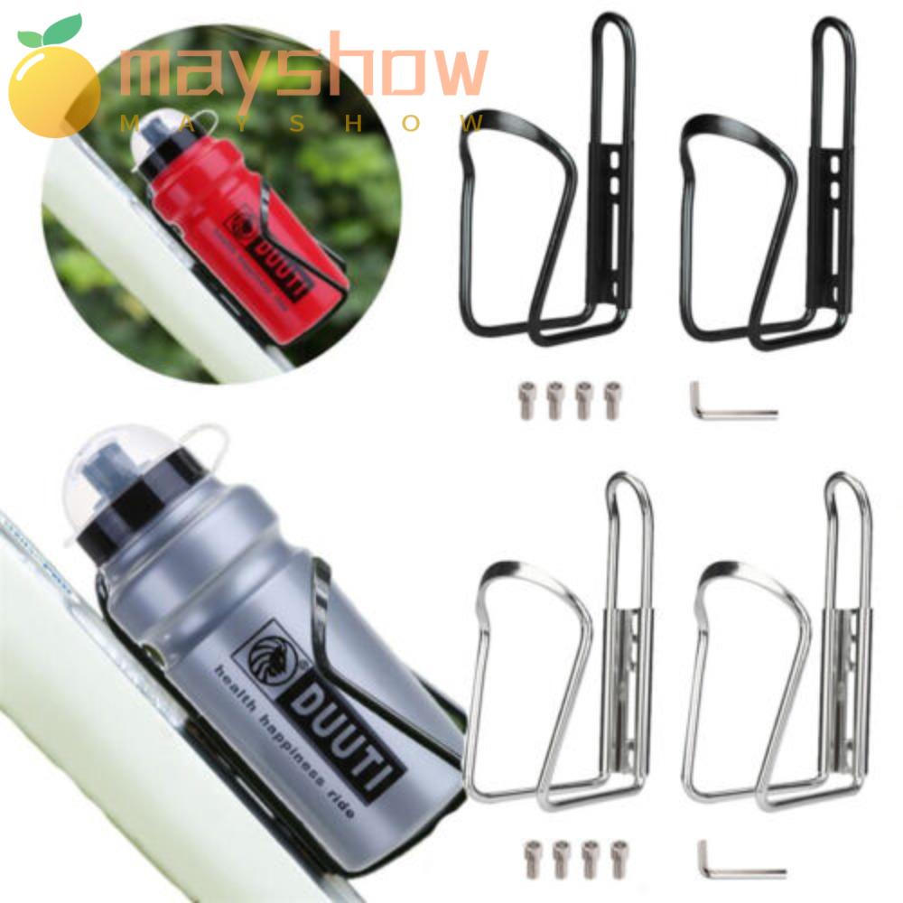Set 2 Giá Đỡ Bình Nước Màu Trơn Tiện Dụng Cho Xe Đạp Leo Núi