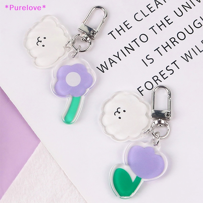 Móc Khóa Hình Hoa Tulip Xinh Xắn Mới