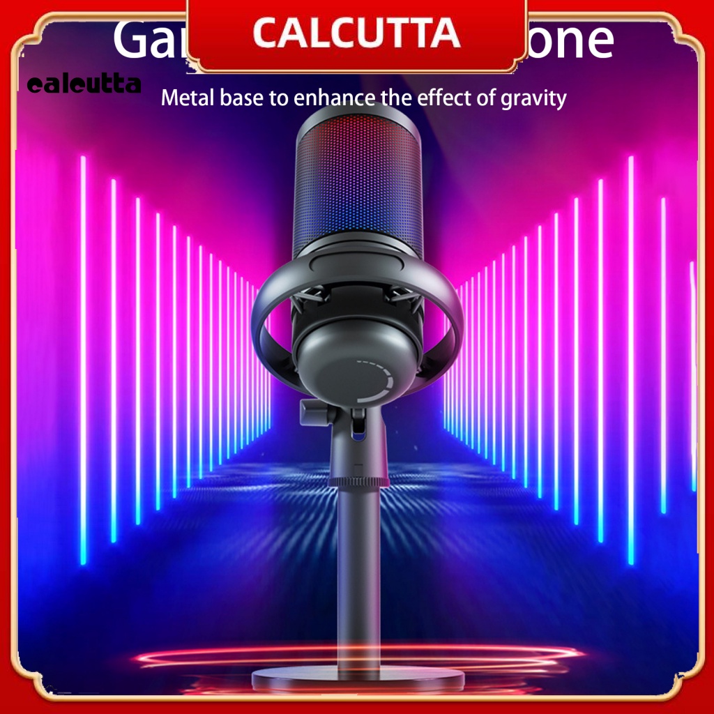 1 Bộ Micro USB Màu Đen Kèm Giá Đỡ Ba Chân Dành Cho Máy Tính Chơi Game Tại Nhà