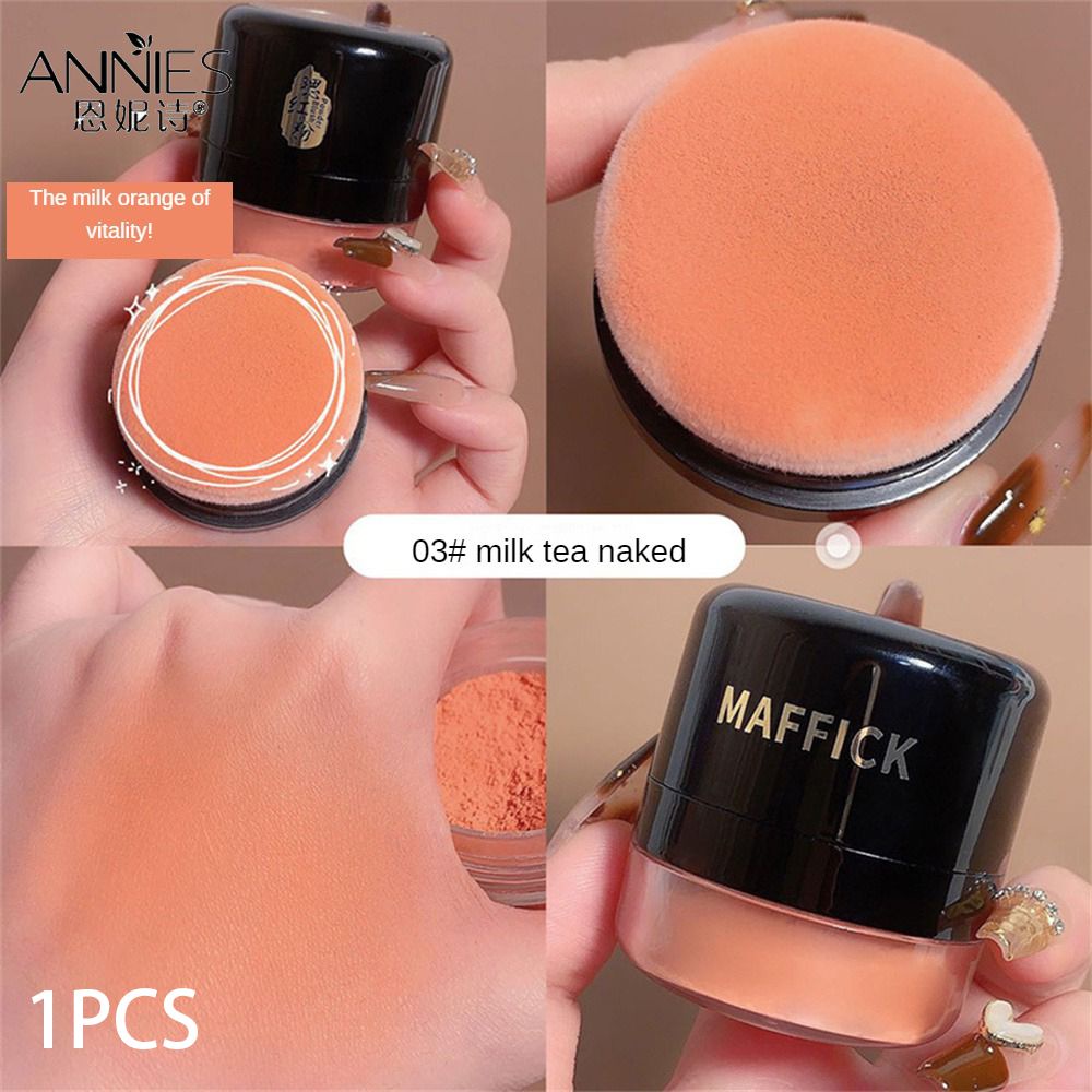 Phấn má hồng ANNIES Maffick Vigor mềm mại thân thiện với da nâng tông lâu trôi với 3 màu lựa chọn