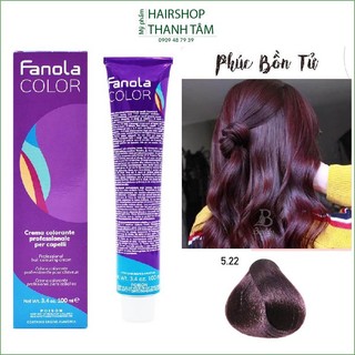 Màu nhuộm tóc tím phúc bồn tử cao cấp FANOLA Color Hair Cream 100ml - chính hãng