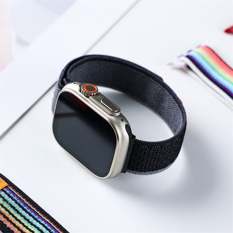 Dây Đeo Nylon 49mm Series 7 / 8 45mm 41mm Cho iWatch Series 8 pro / 7 / 6 / 5 / 4 / 3 / 2 / 1