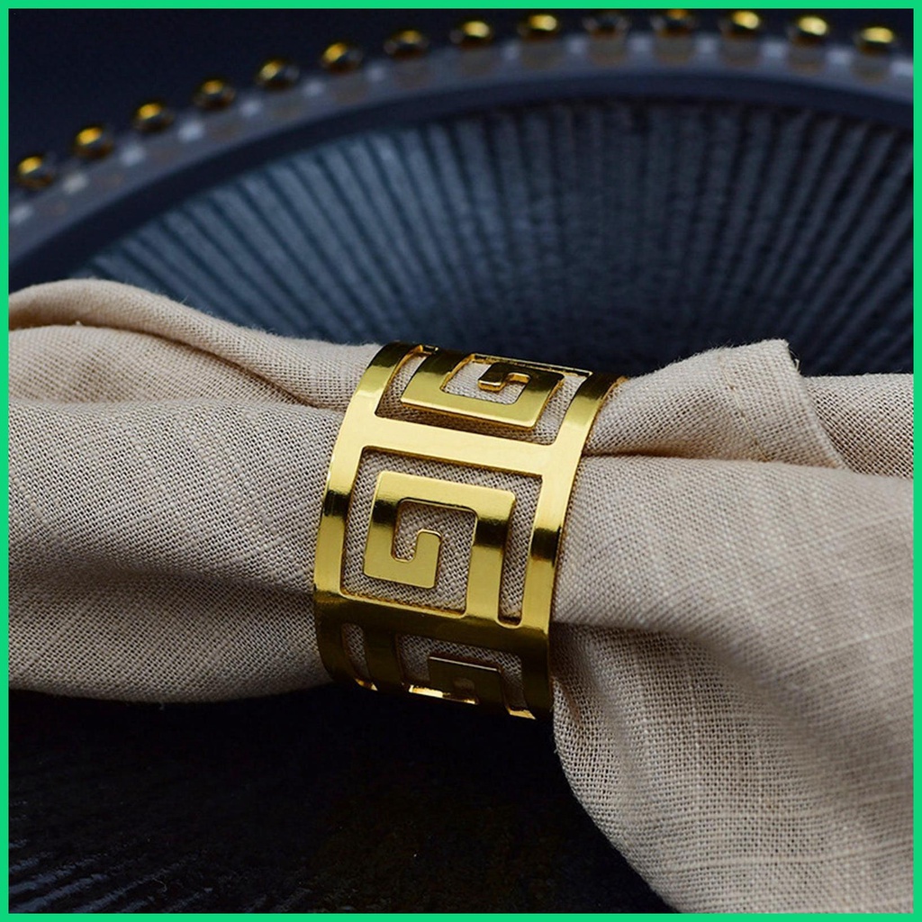 Set 16 Vòng Nhẫn Giữ Khăn Ăn Tiện Lợi