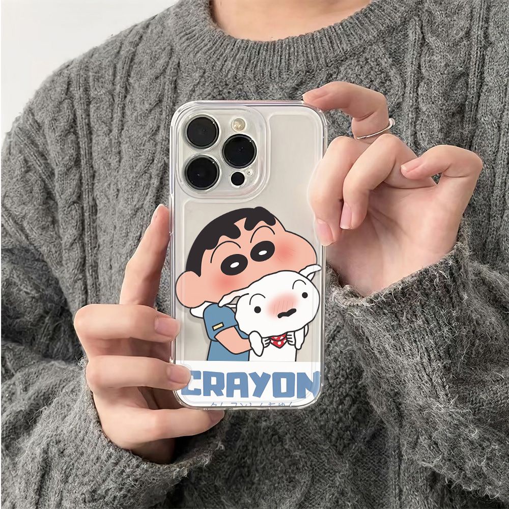 ✅Ốp Điện Thoại Mềm Chống Sốc Hình Shin-Chan Cho Iphone 6Siphone 12 13 1114 Pro Max 78 7GQK