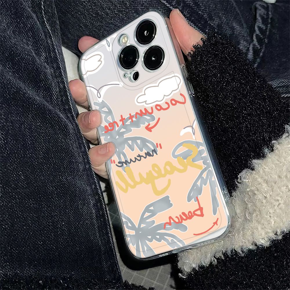 ✅Ốp Điện Thoại Mềm Chống Sốc Phong Cách Đơn Giản Cho Iphone 14proiPhone12maxplus Apple 78 1311 6In FRQI