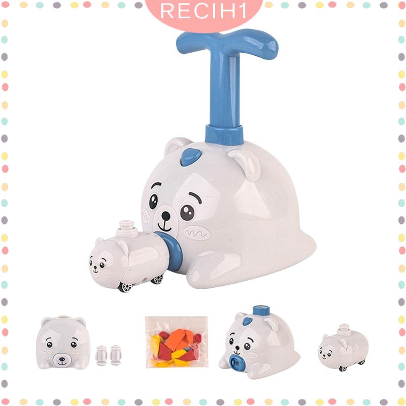 Máy Bơm Bong Bóng Hình Xe Hơi / Xe Hơi Kèm 6 Bong Bóng Vui Nhộn Dùng Làm Quà Tặng Sinh Nhật Cho Bé Trai Gái