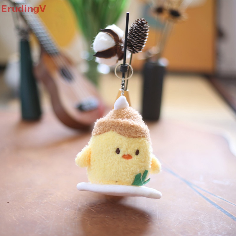 [ErudingV] 1 Búp Bê Nhồi Bông Mềm Mại Hình Gà Đào Hoạt Hình Dễ Thương Thời Trang [Mới]