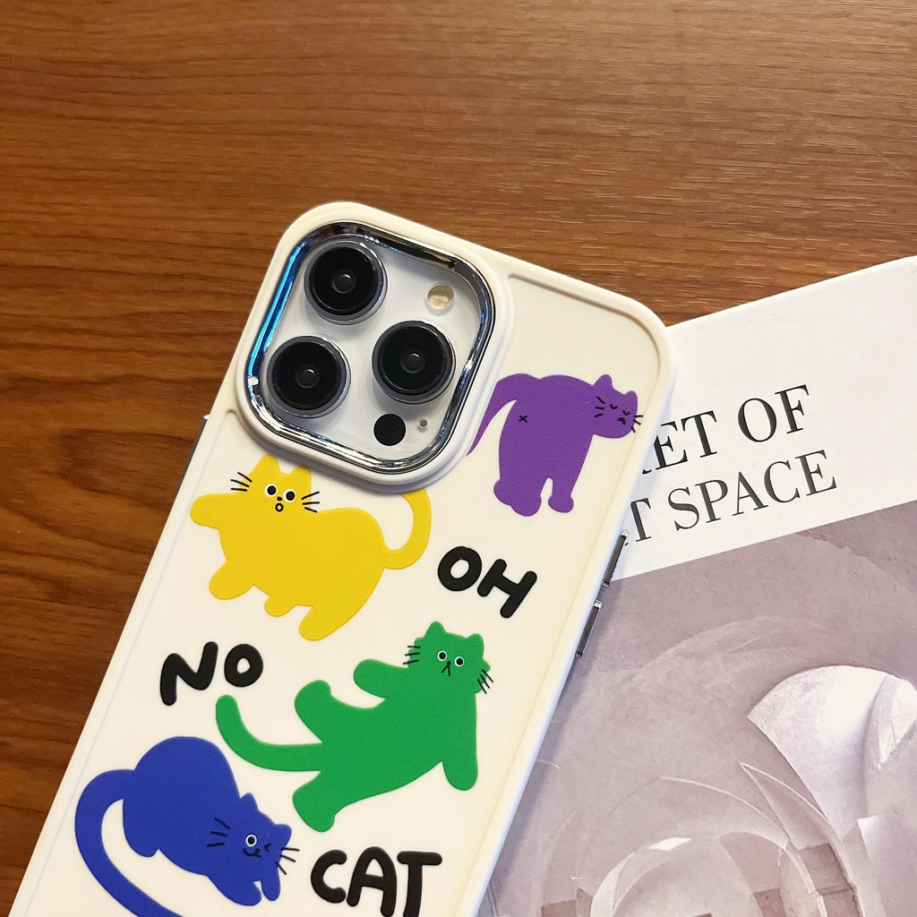 Ốp Điện Thoại TPU Dẻo Họa Tiết Chó Mèo Dễ Thương Chống Rơi Cho iPhone 14 13 12 11 Pro Max XR XS 7 8 Plus