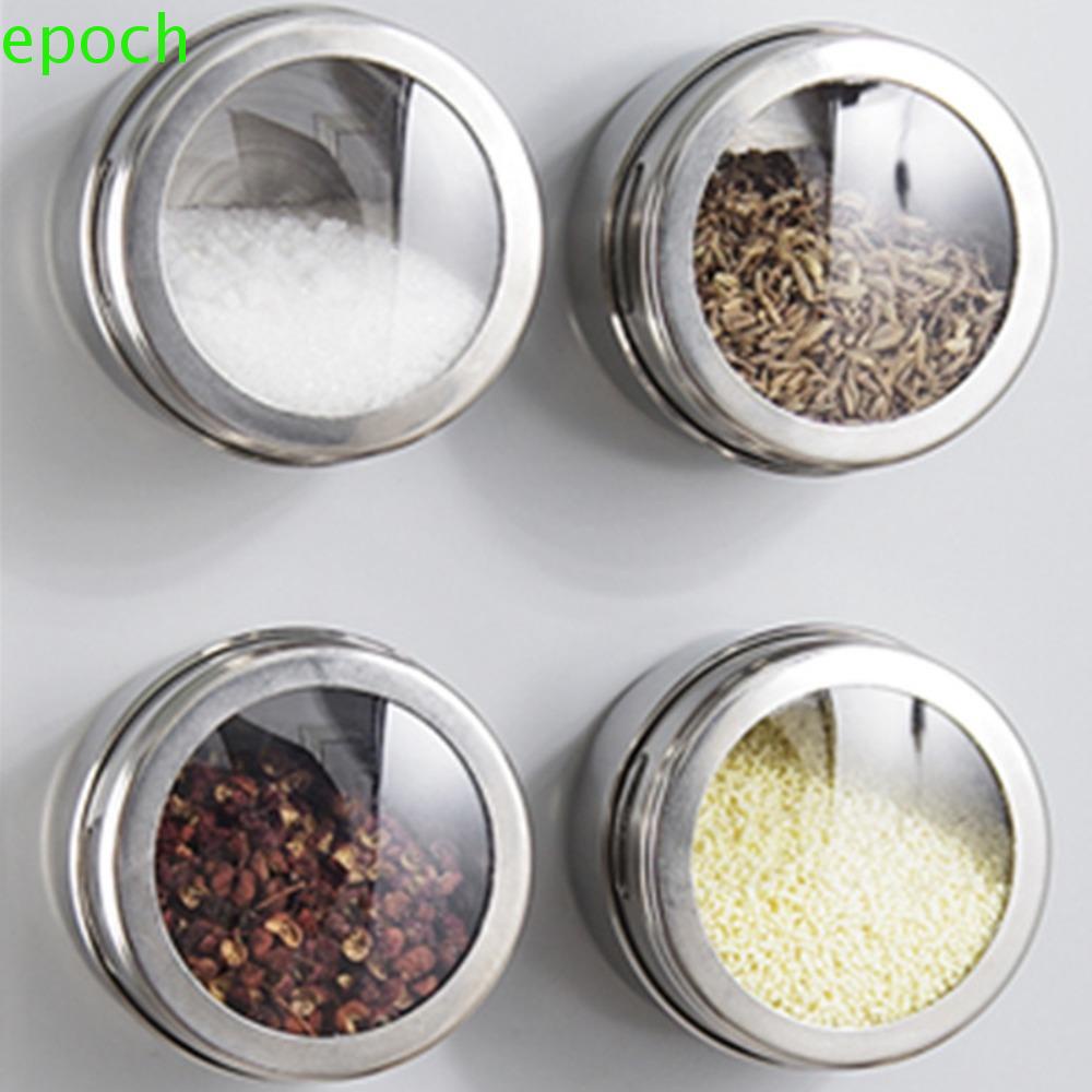 Epoch Hộp Đựng Gia Vị Chống Bụi Có Nắp Trong Suốt Tiện Dụng Cho Nhà Bếp