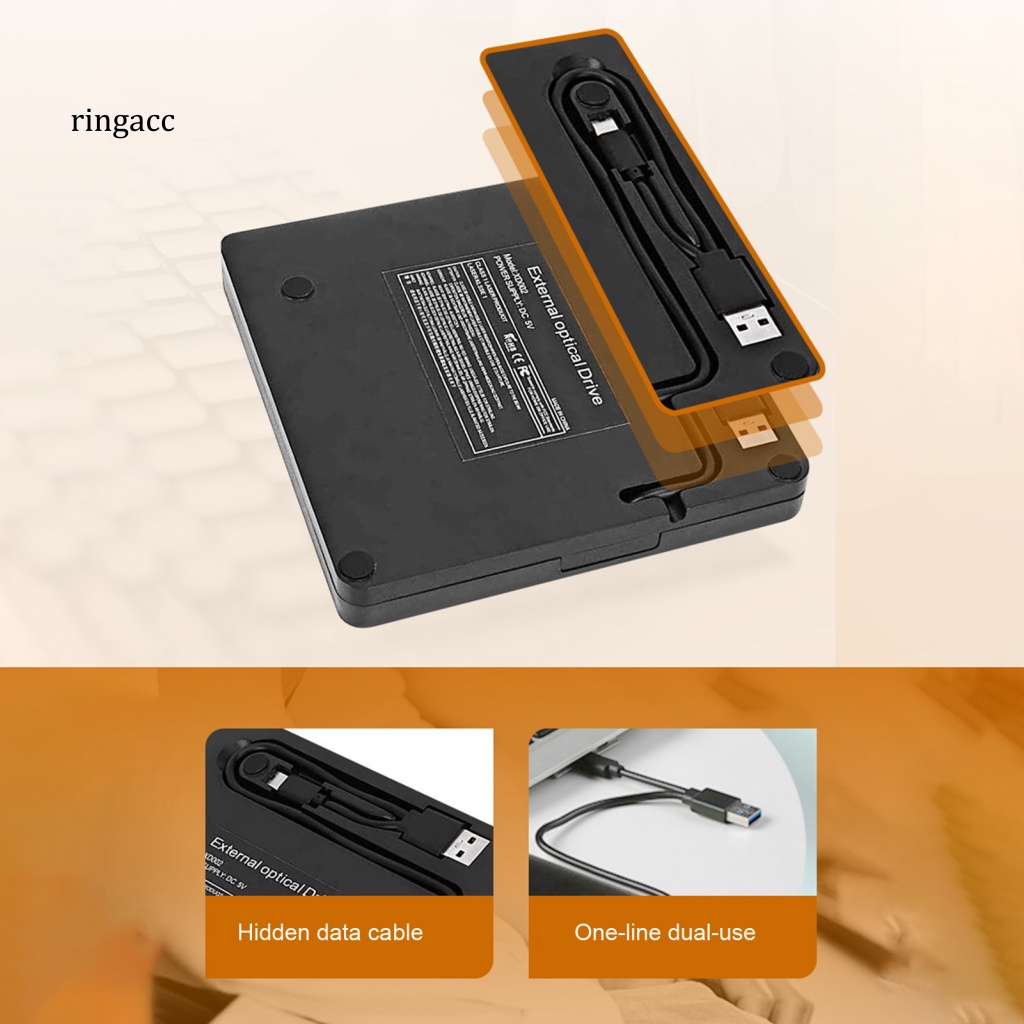 Ổ Đĩa DVD ROM Cổng Usb 3.0 Type-C Tốc Độ Cao Tiện Dụng