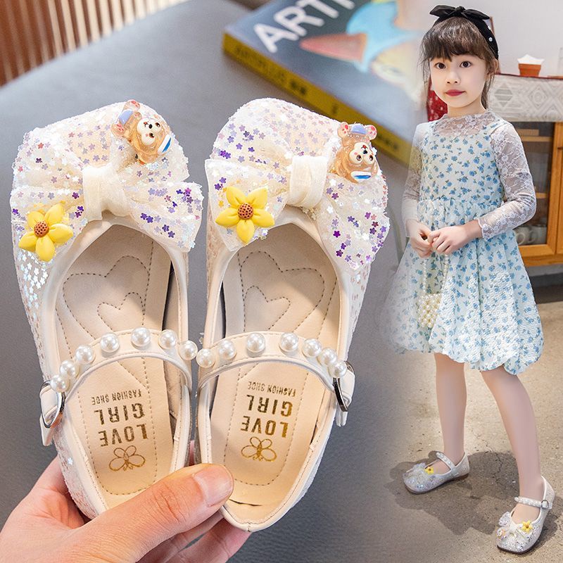 Giày Búp Bê Công Chúa Elsa Đế Siêu Mềm Thời Trang Mùa Hè Cho Bé Gái